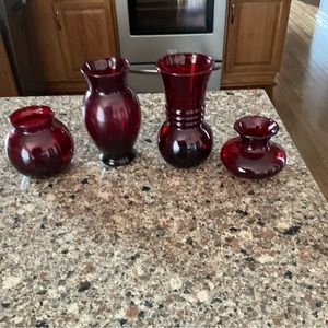 Ruby Red anchor Hocking